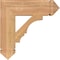 Ekena Millwork Balboa Arts & Crafts Smooth Bracket, Western Red Cedar, 5 1/2"W x 22"D x 22"H BKT06X22X22BOA03SWR - alternate 2